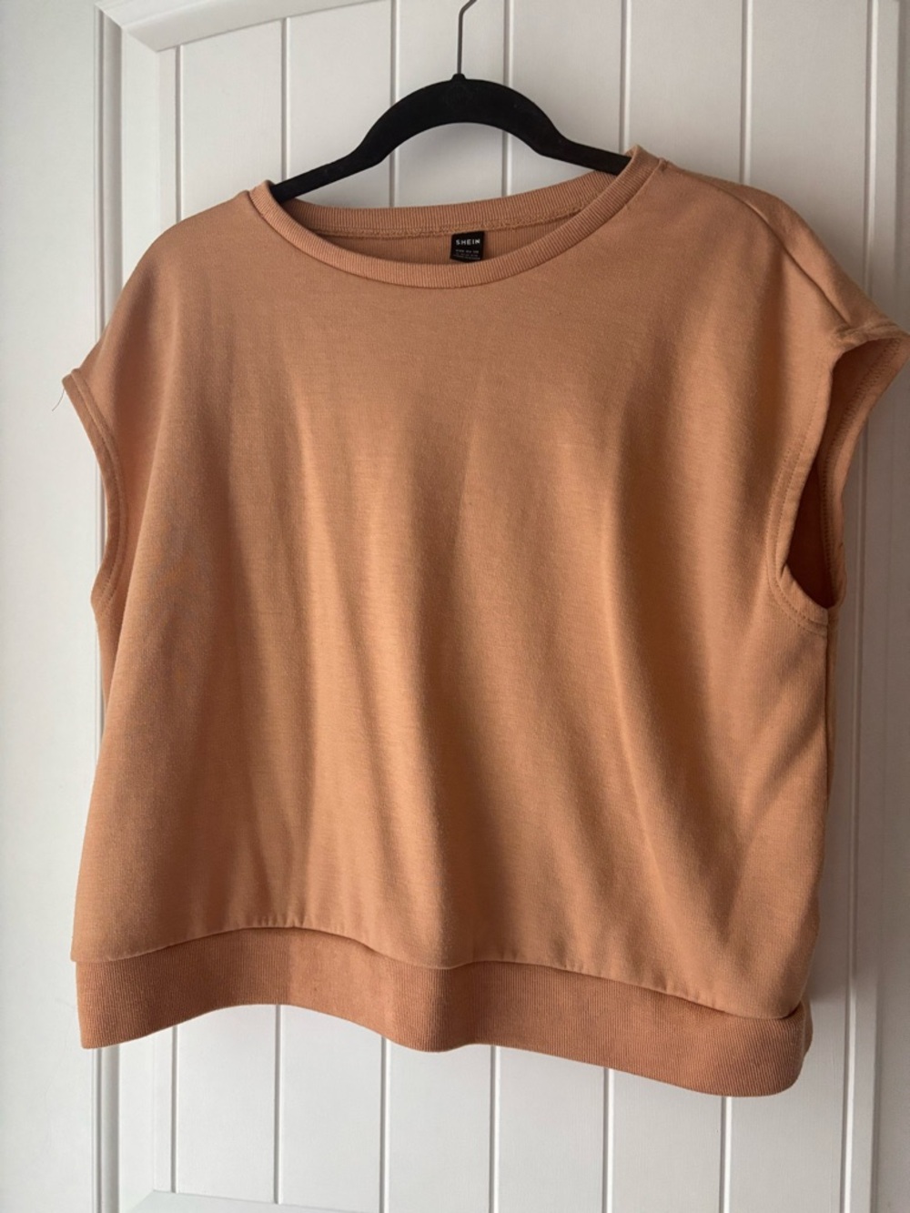 SHEIN Sleeveless Crewneck Tank - Peach LARGE